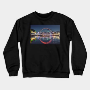 Tyne Bridges Lit Up Crewneck Sweatshirt